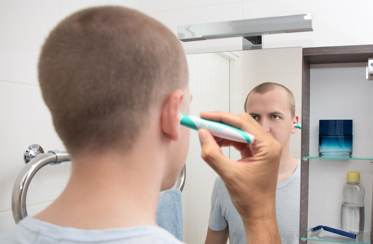 Limpador de ouvidos de silicone