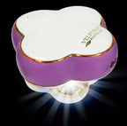 Máquina portátil de depilação indolor com cabeçais banhados a ouro 18K