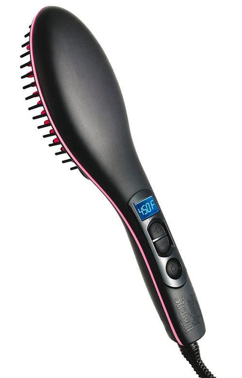 Escova elétrica que alisa, proporciona suavidade e dá brilho ao cabelo