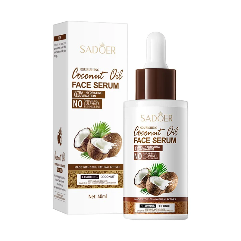 Sérum Facial com Óleo de Coco 100% Natural