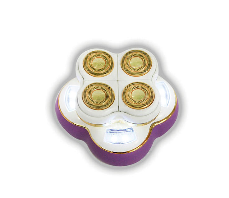 Máquina portátil de depilação indolor com cabeçais banhados a ouro 18K