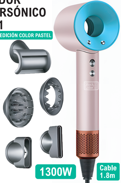 Secador supersónico 5 em 1