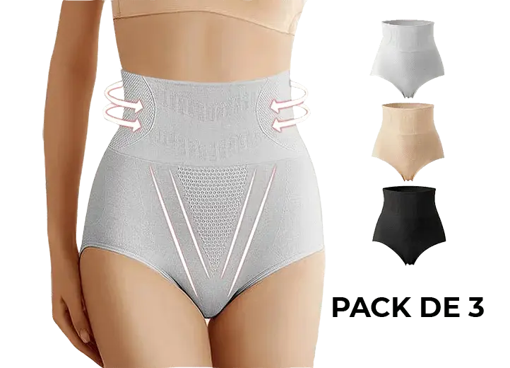 Pack de 3 Cuecas Modeladoras Push Up