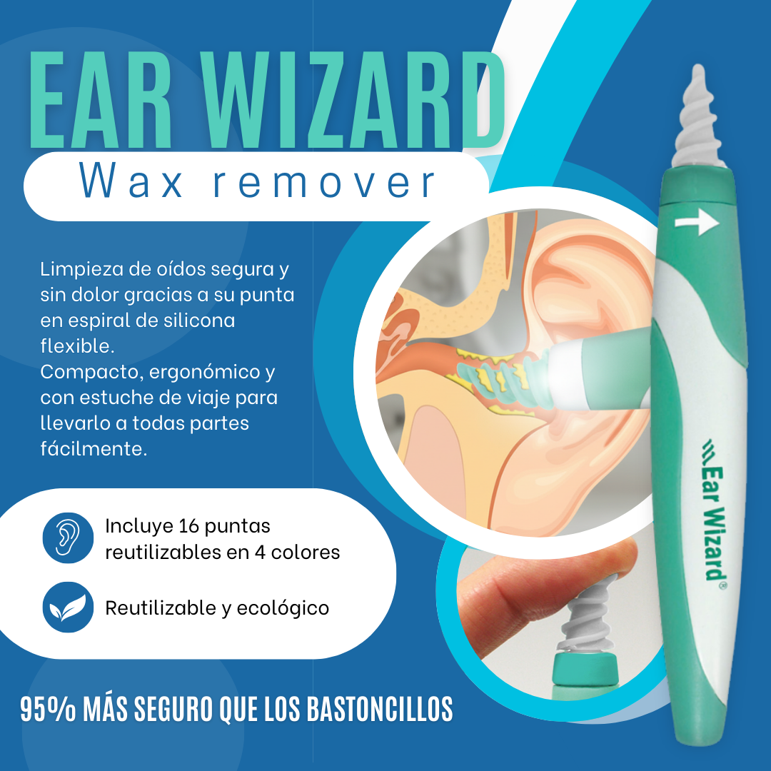 Limpador de ouvidos de silicone